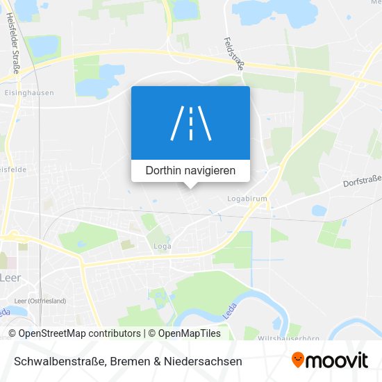 Schwalbenstraße Karte