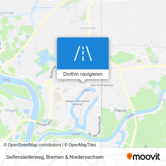 Seifensiederweg Karte