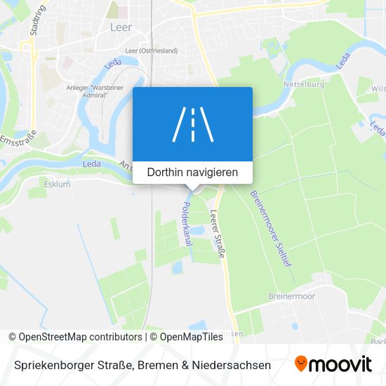Spriekenborger Straße Karte
