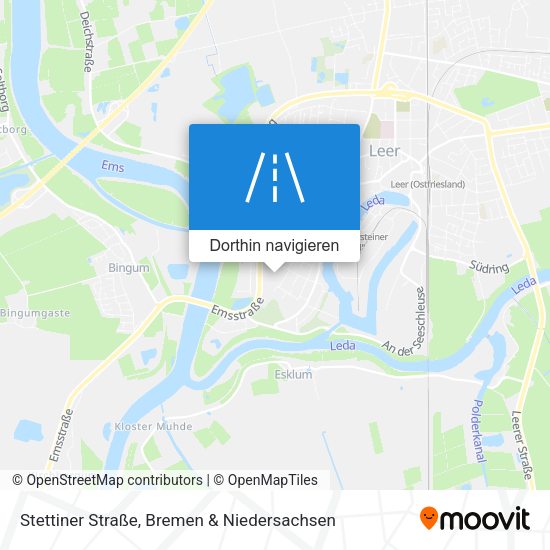Stettiner Straße Karte