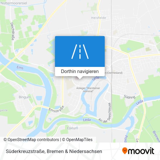 Süderkreuzstraße Karte