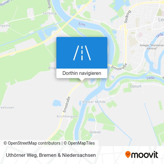 Uthörner Weg Karte