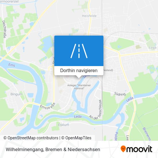 Wilhelminengang Karte