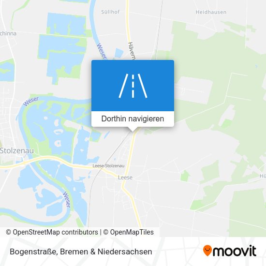 Bogenstraße Karte