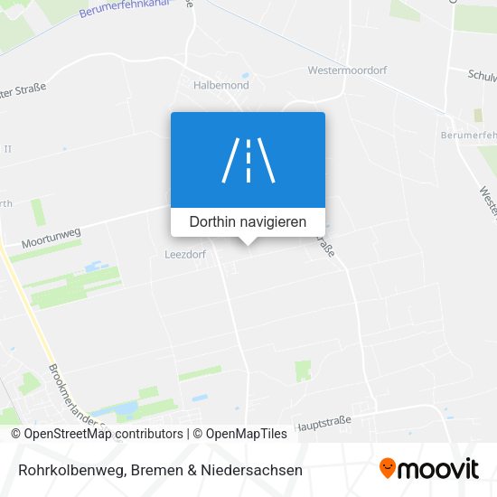 Rohrkolbenweg Karte
