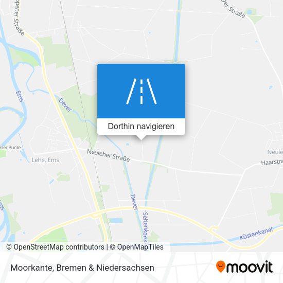 Moorkante Karte