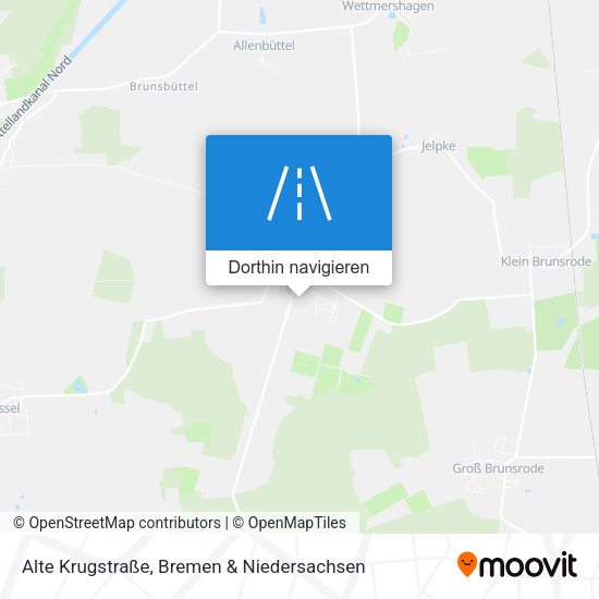 Alte Krugstraße Karte