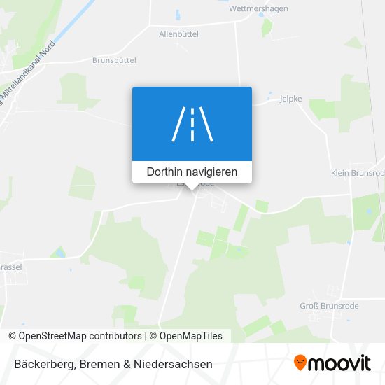 Bäckerberg Karte