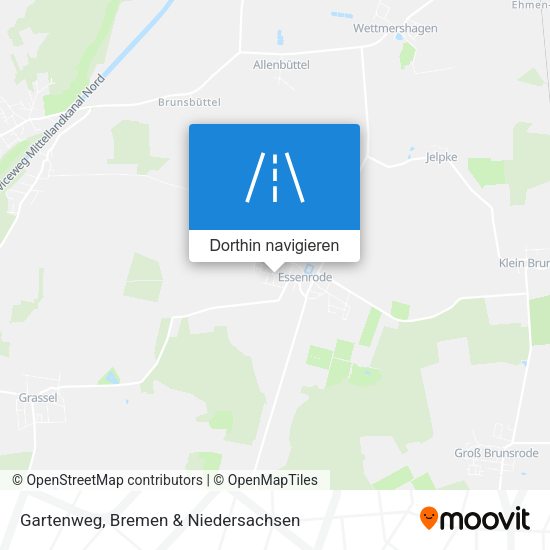Gartenweg Karte