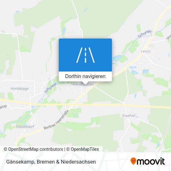 Gänsekamp Karte