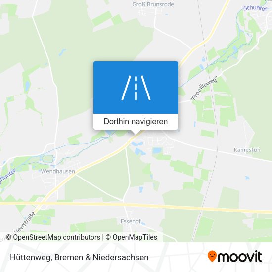 Hüttenweg Karte
