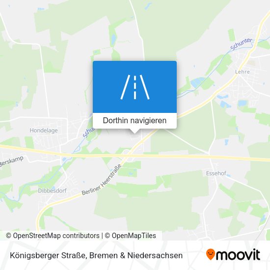 Königsberger Straße Karte