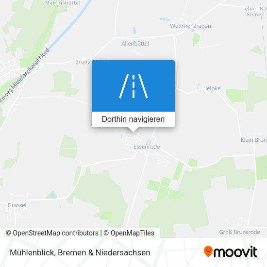 Mühlenblick Karte