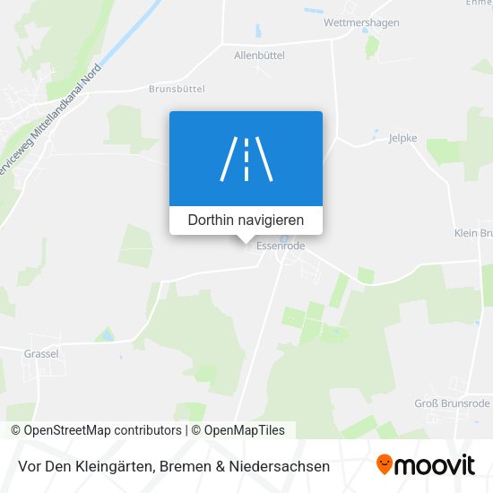 Vor Den Kleingärten Karte