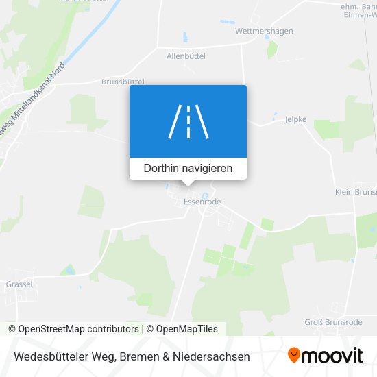 Wedesbütteler Weg Karte