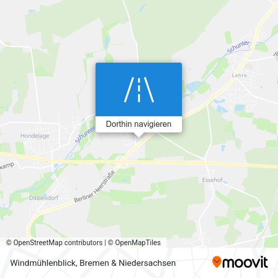 Windmühlenblick Karte