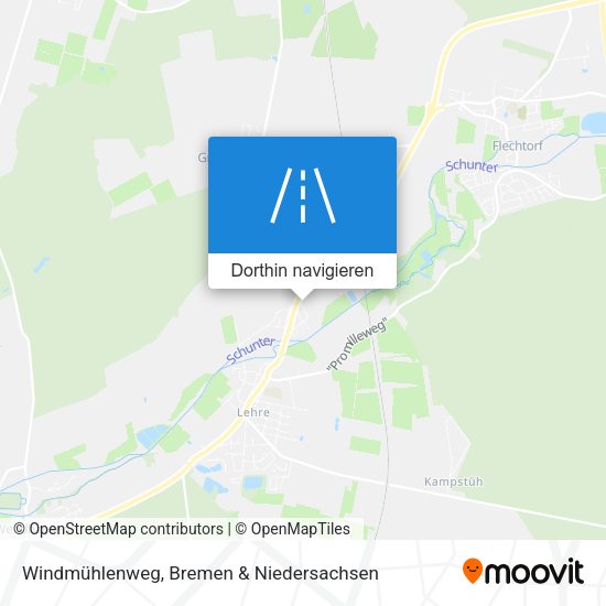 Windmühlenweg Karte