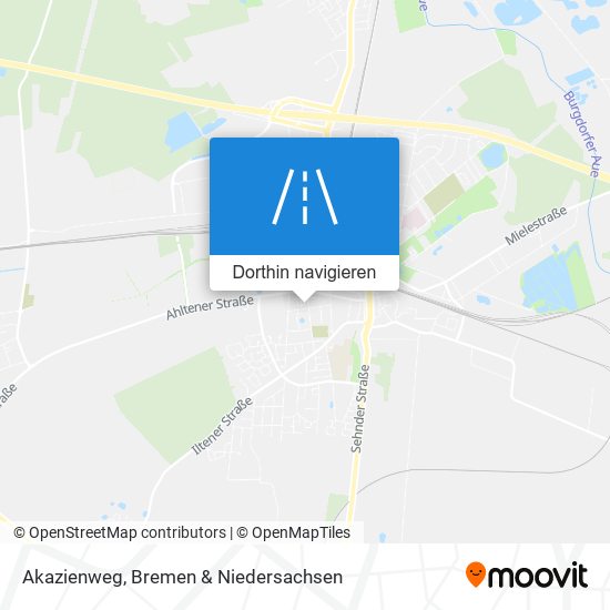 Akazienweg Karte