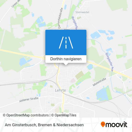 Am Ginsterbusch Karte