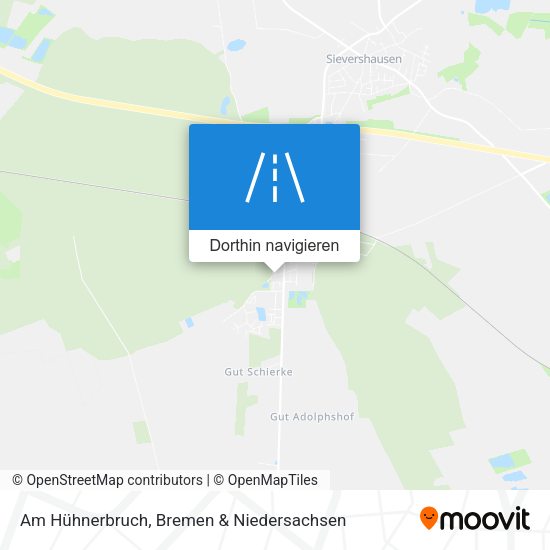 Am Hühnerbruch Karte