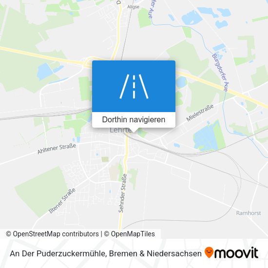 An Der Puderzuckermühle Karte