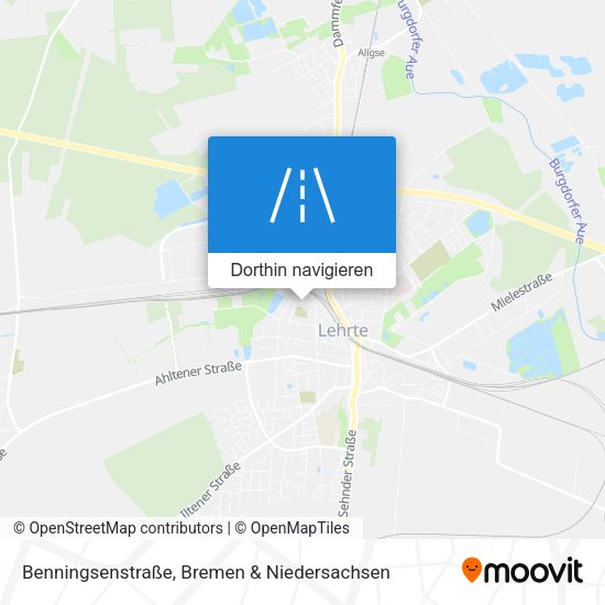 Benningsenstraße Karte