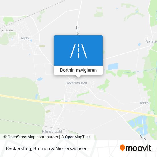 Bäckerstieg Karte