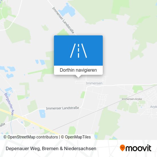 Depenauer Weg Karte