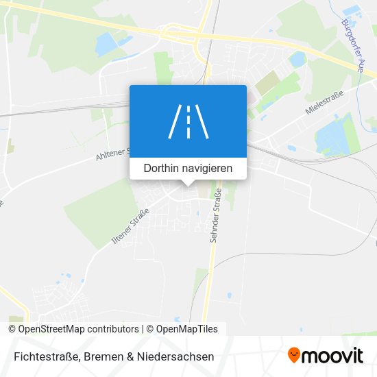 Fichtestraße Karte