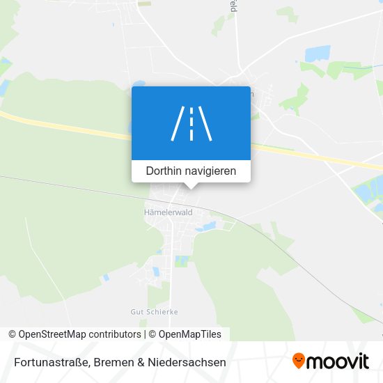 Fortunastraße Karte