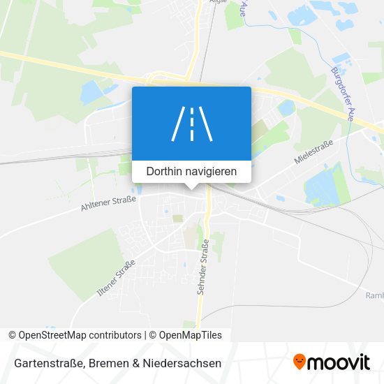 Gartenstraße Karte