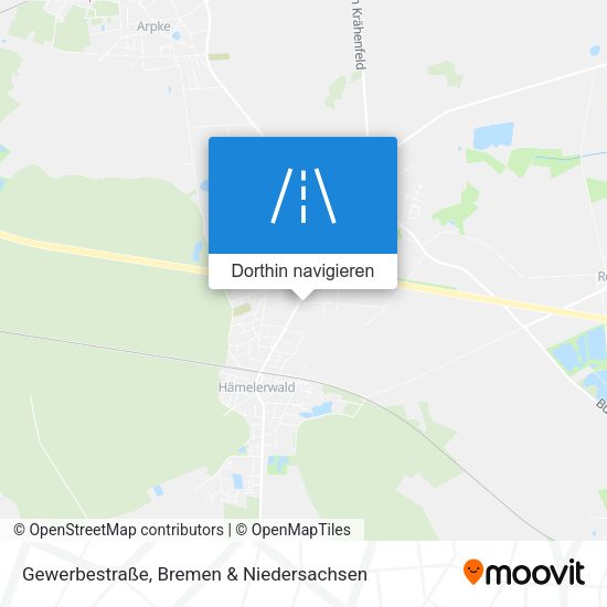 Gewerbestraße Karte