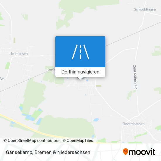 Gänsekamp Karte