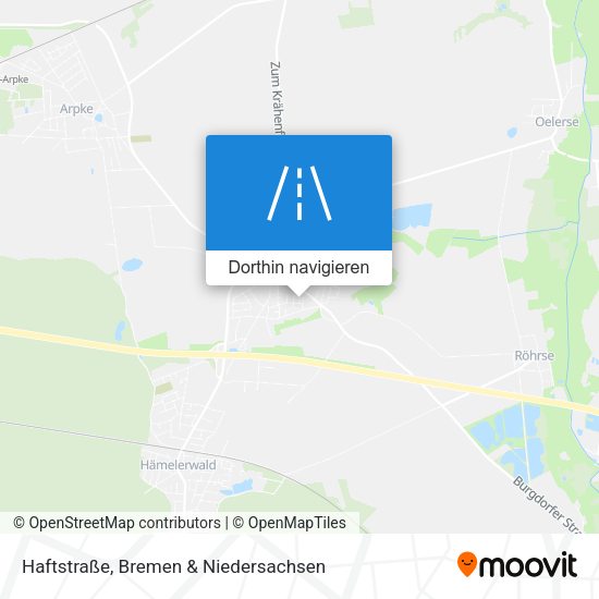 Haftstraße Karte