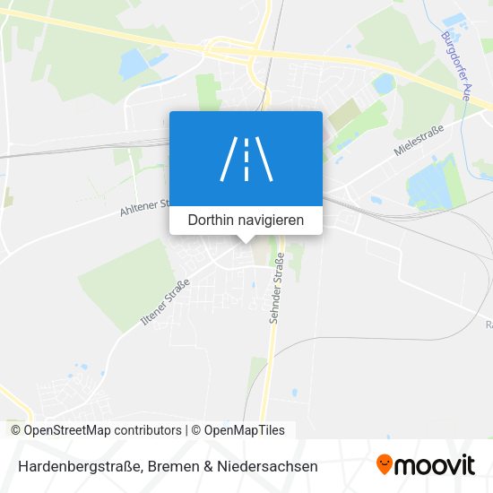 Hardenbergstraße Karte