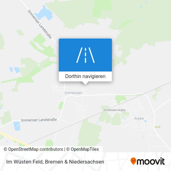 Im Wüsten Feld Karte
