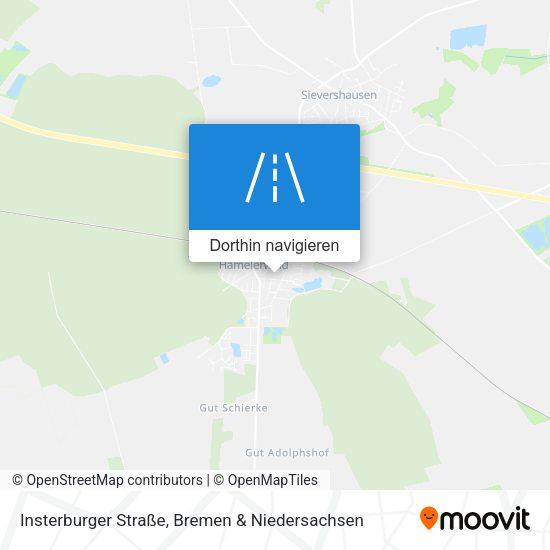 Insterburger Straße Karte