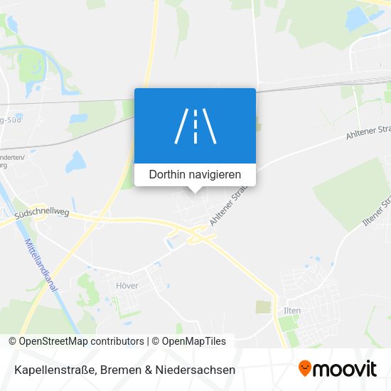 Kapellenstraße Karte