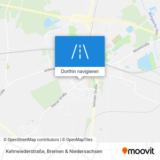 Kehrwiederstraße Karte