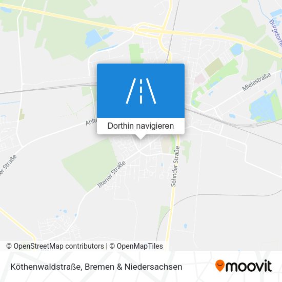 Köthenwaldstraße Karte