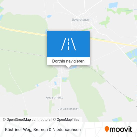 Küstriner Weg Karte