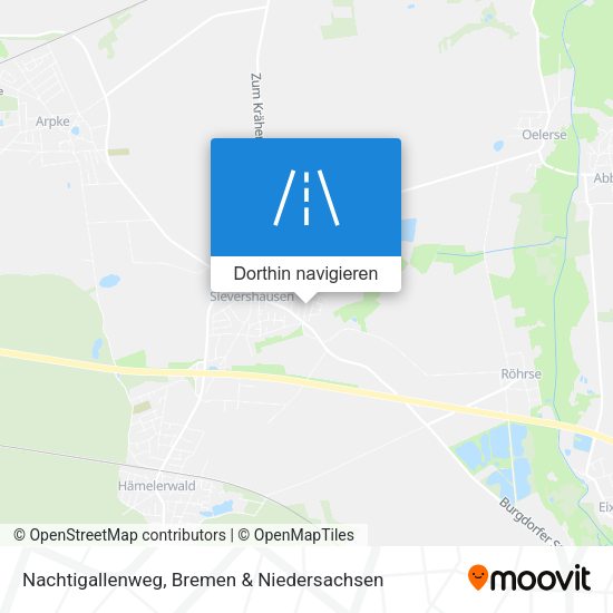 Nachtigallenweg Karte