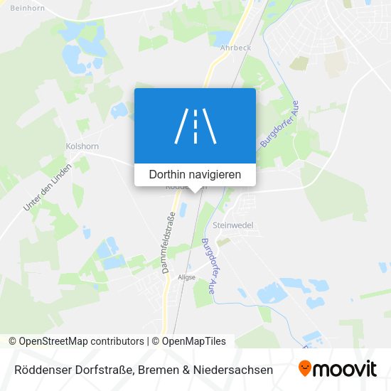 Röddenser Dorfstraße Karte