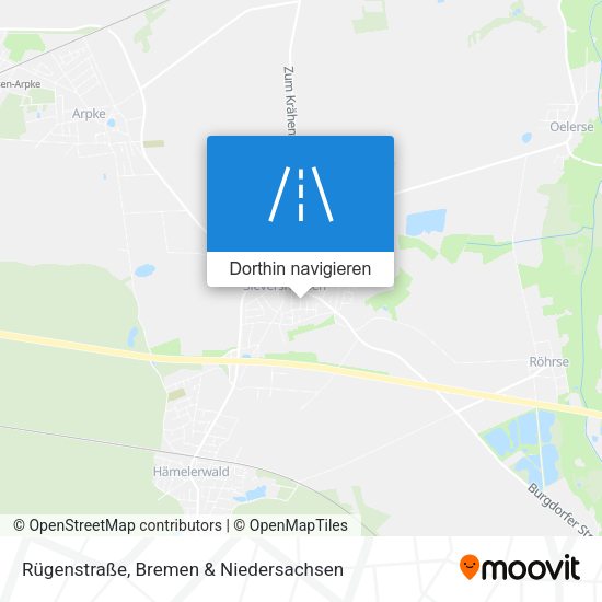 Rügenstraße Karte