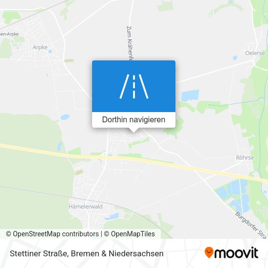Stettiner Straße Karte