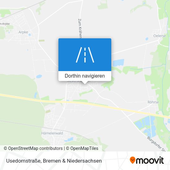 Usedomstraße Karte