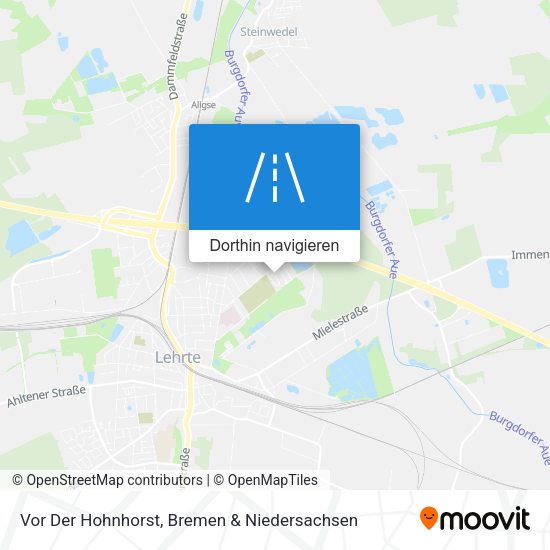 Vor Der Hohnhorst Karte