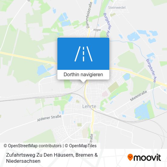 Zufahrtsweg Zu Den Häusern Karte