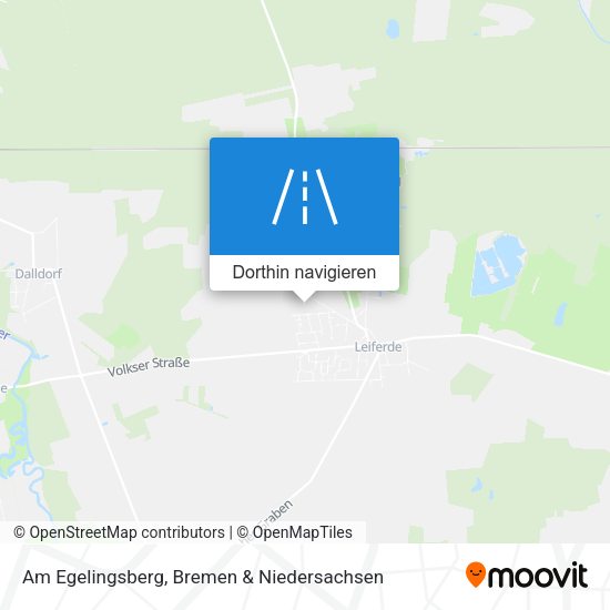 Am Egelingsberg Karte