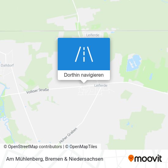 Am Mühlenberg Karte